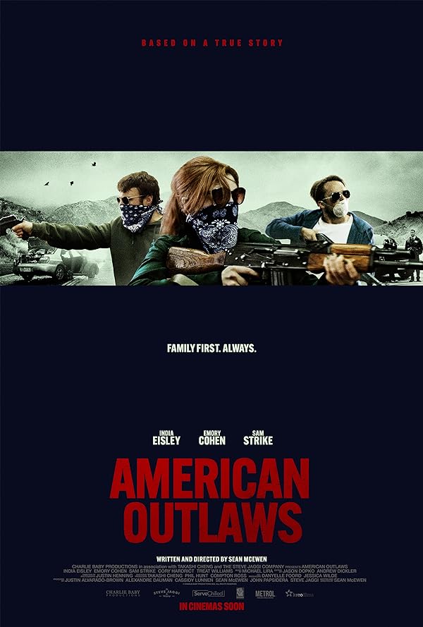 فیلم American Outlaws 2023 | قانون شکنان آمریکایی